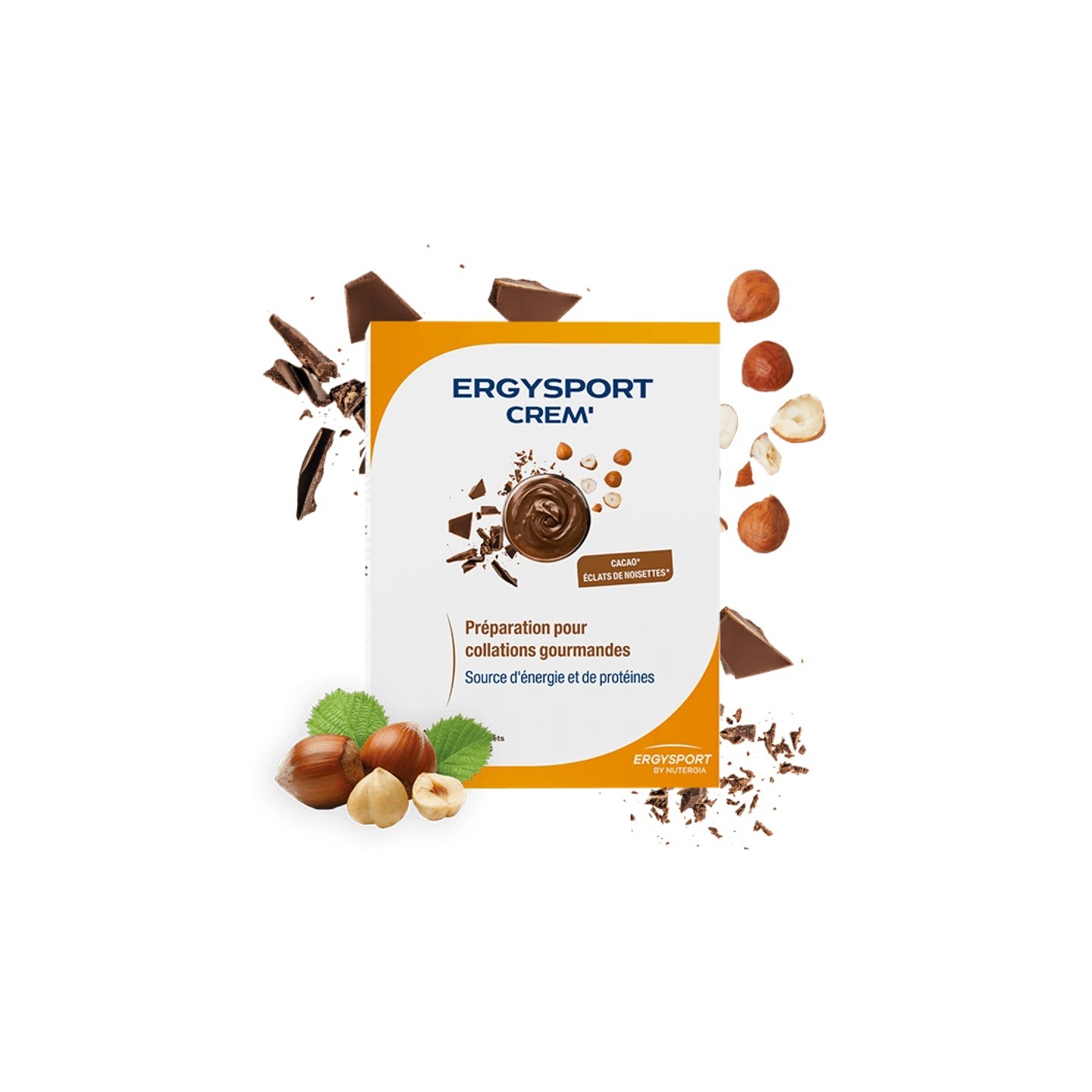 Nutergia Ergysport Crem' Chocolat Noisette - 6 sachets