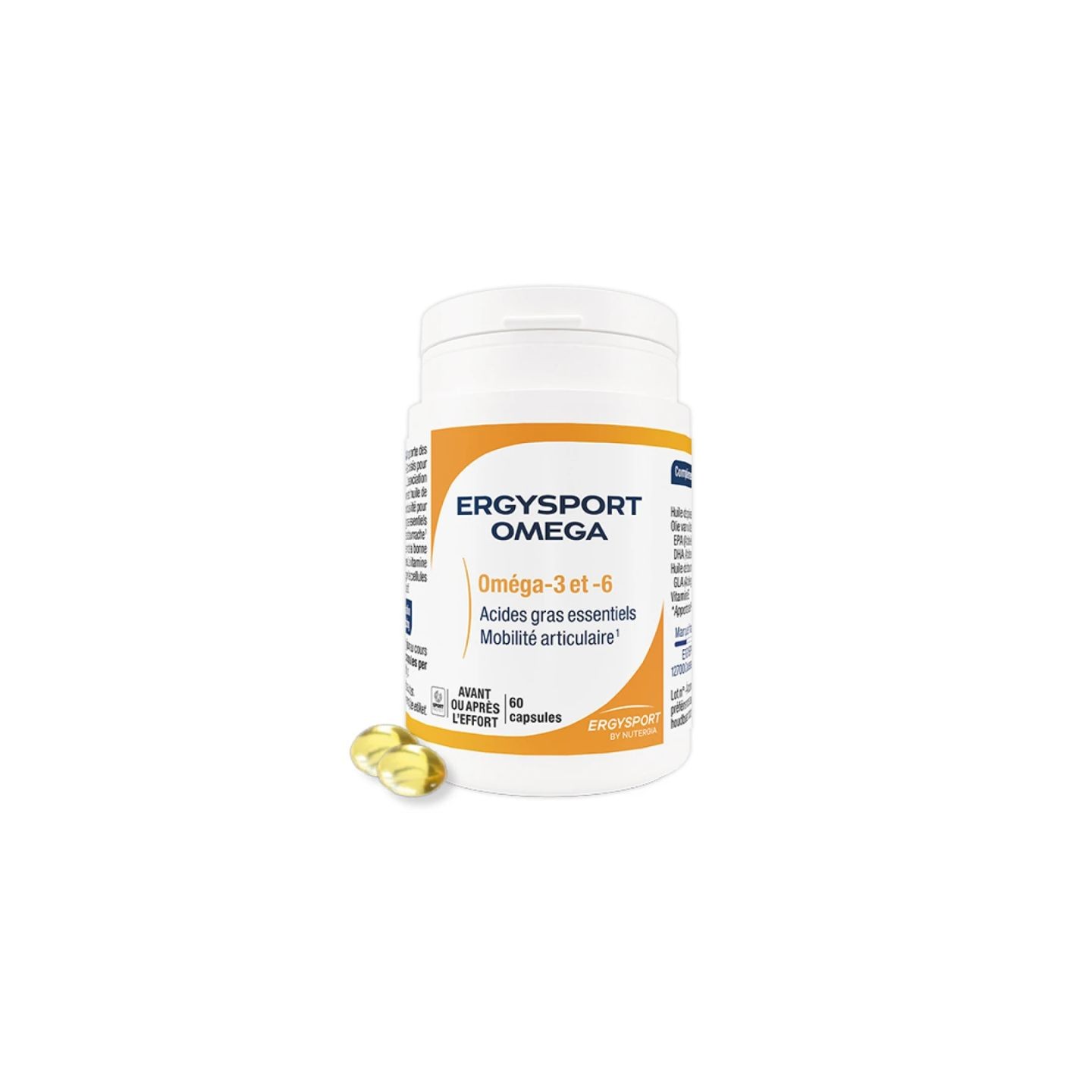 Nutergia Ergysport Omega - 60 capsules
