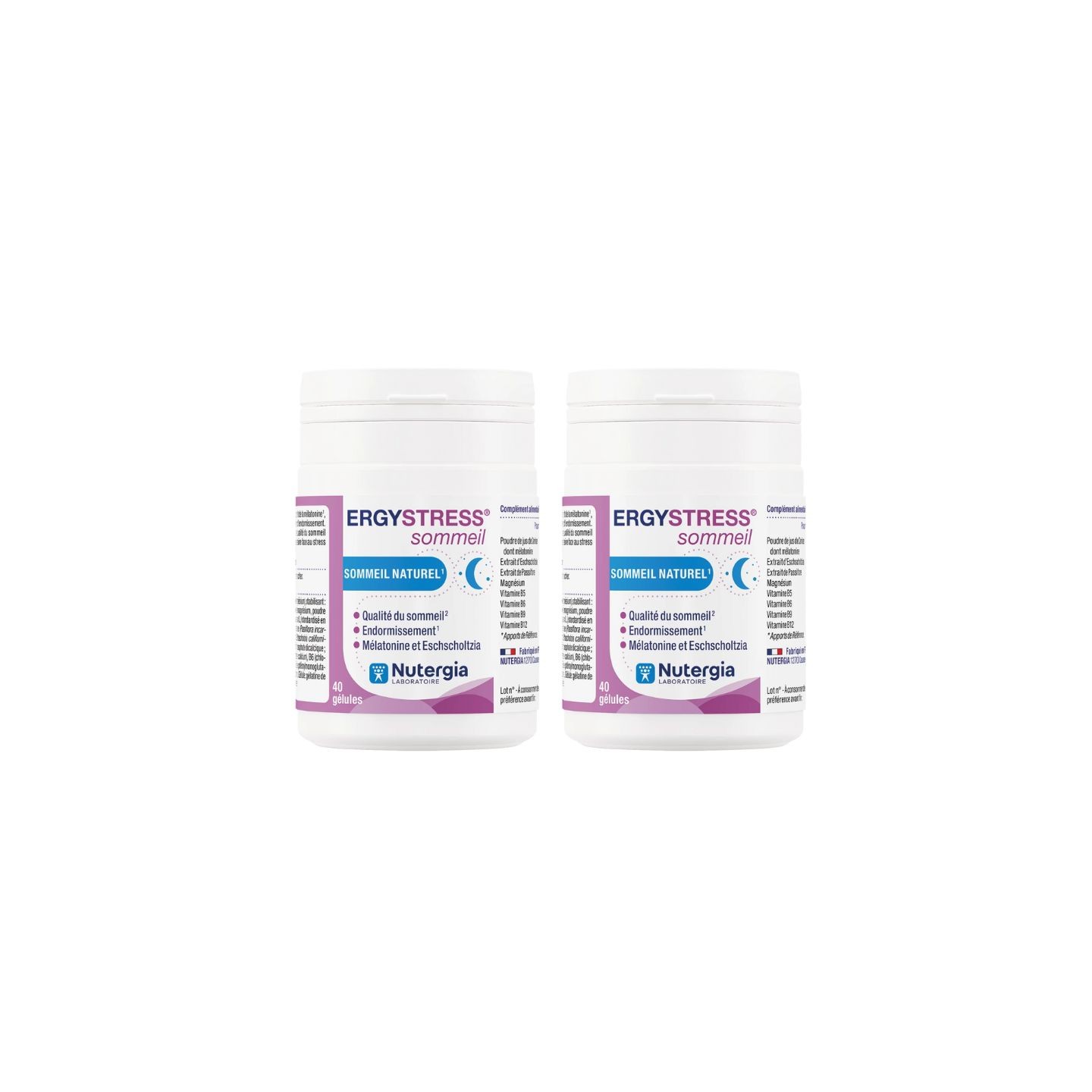 Nutergia Ergystress Sommeil - Lot de 2 × 40 gélules