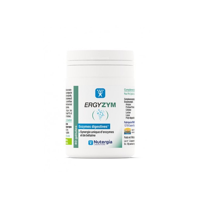 Pharmacie Bastille - Nutergia ergyzym 40 gélules