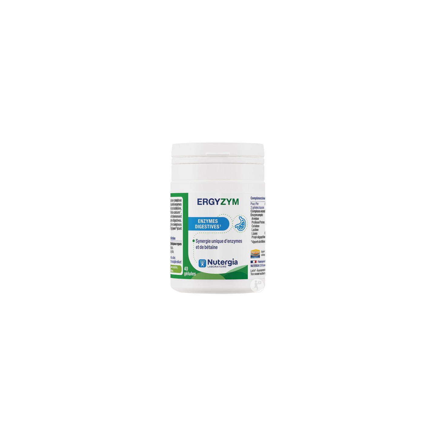Nutergia Ergyzym - 40 gélules