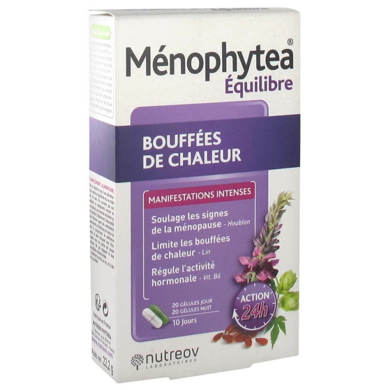 Nutreov Ménophytea Bouffées de Chaleur 40 Gélules