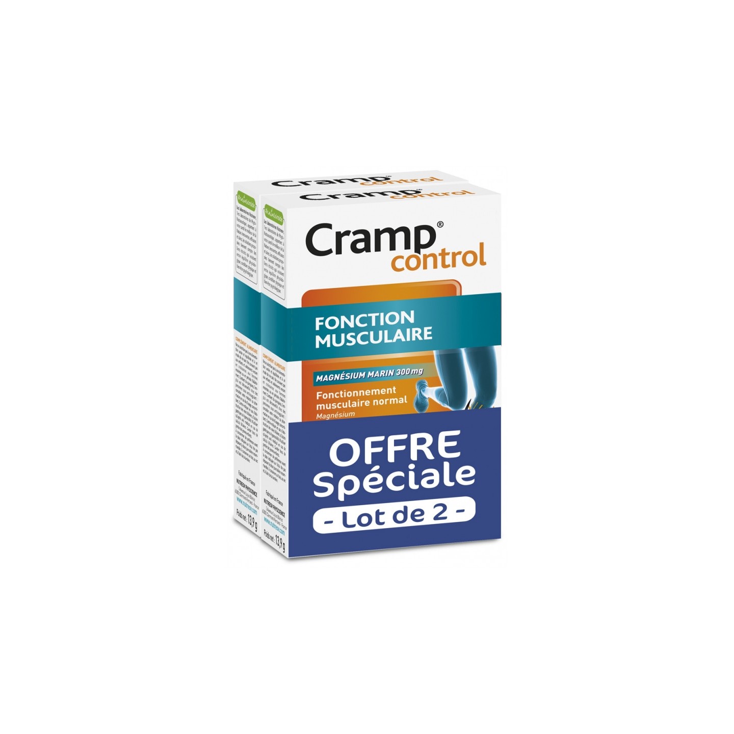 Nutreov Physcience Cramp Control - Lot de 2 x 30 gélules