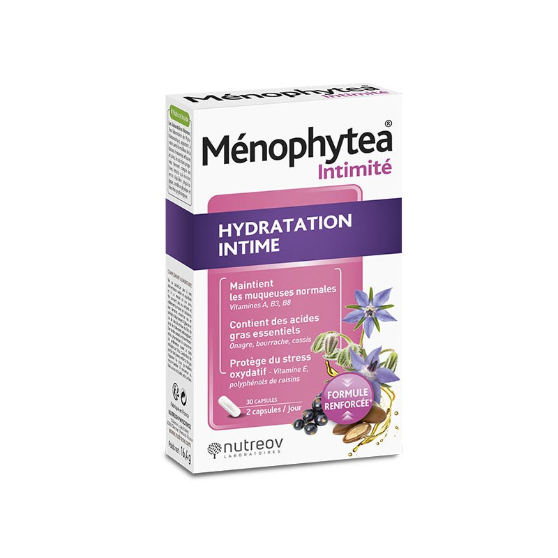 Nutreov Ménophytea Hydratation Intime 30 Capsules