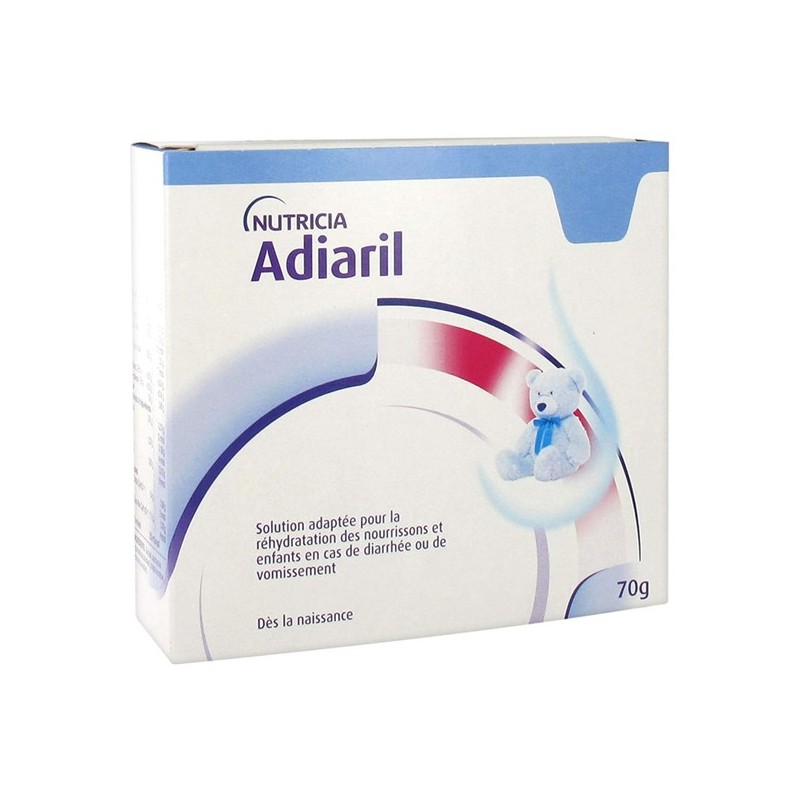Pharmacie Bastille - Nutricia adiaril solution réhydratation 10 sachets 70g