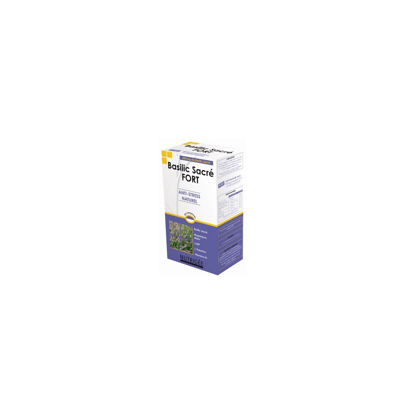 Nutrigée Basilic Sacré Fort - 60 comprimés