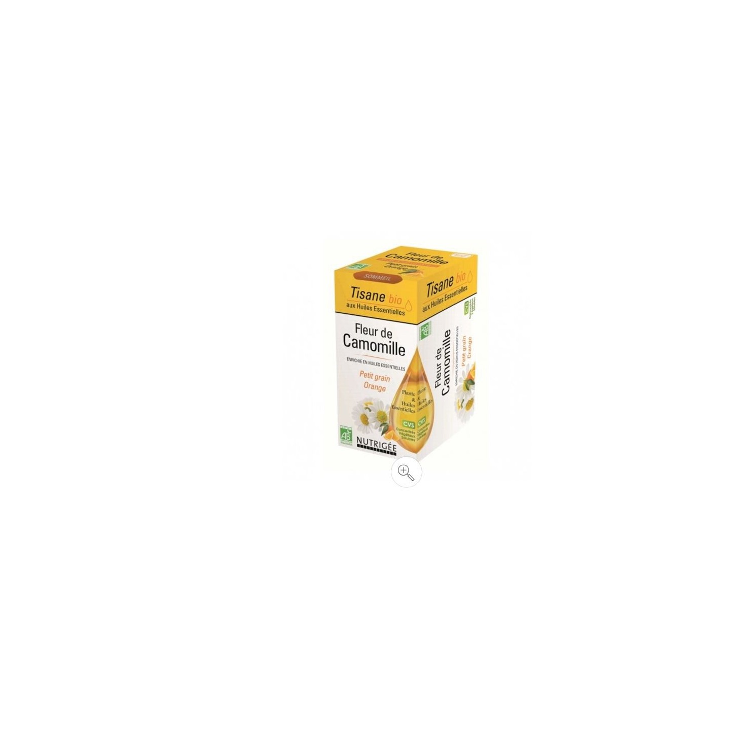 Nutrigée Fleur de camomille bio sommeil 20 sachets