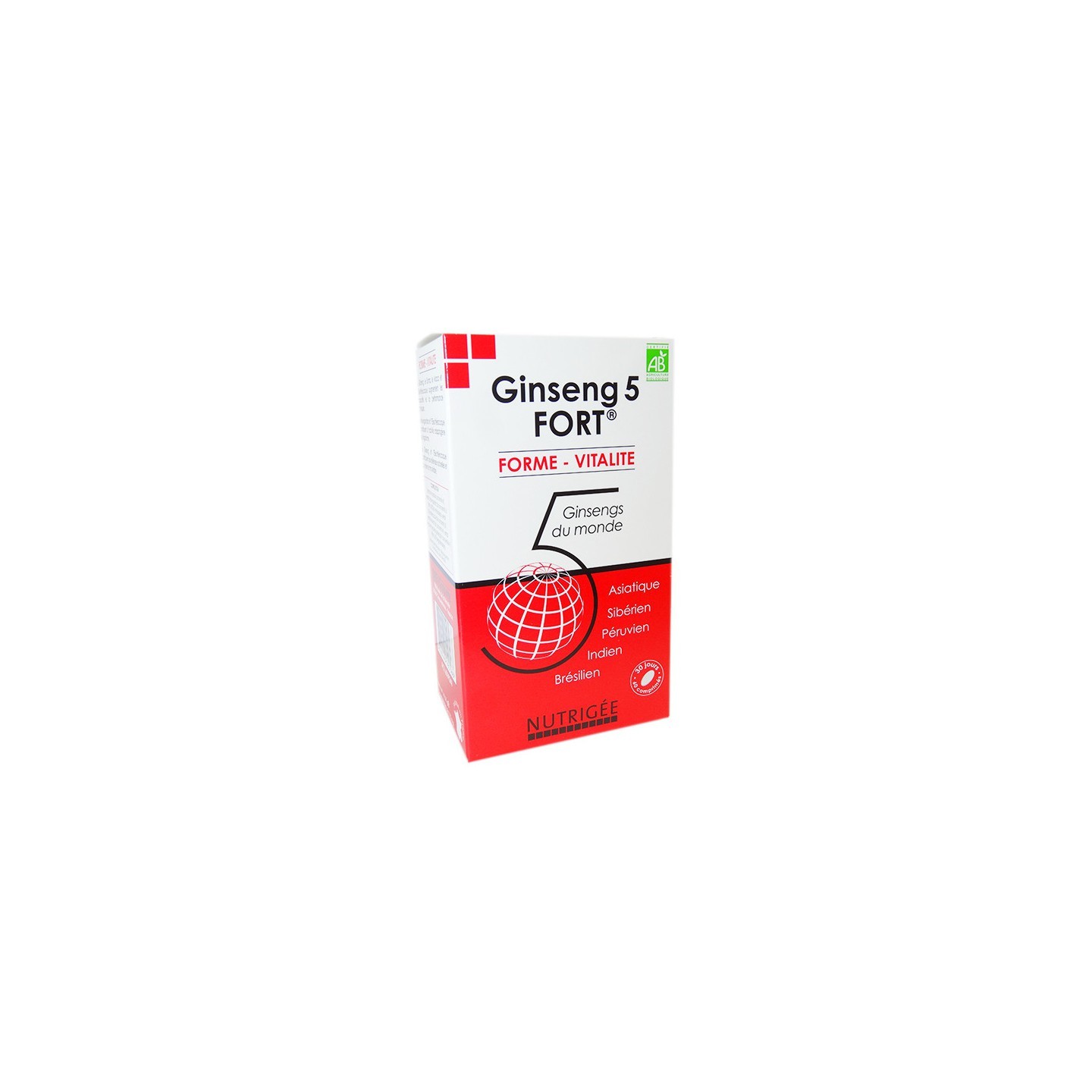 Nutrigée Ginseng 5 fort - 60 comprimés