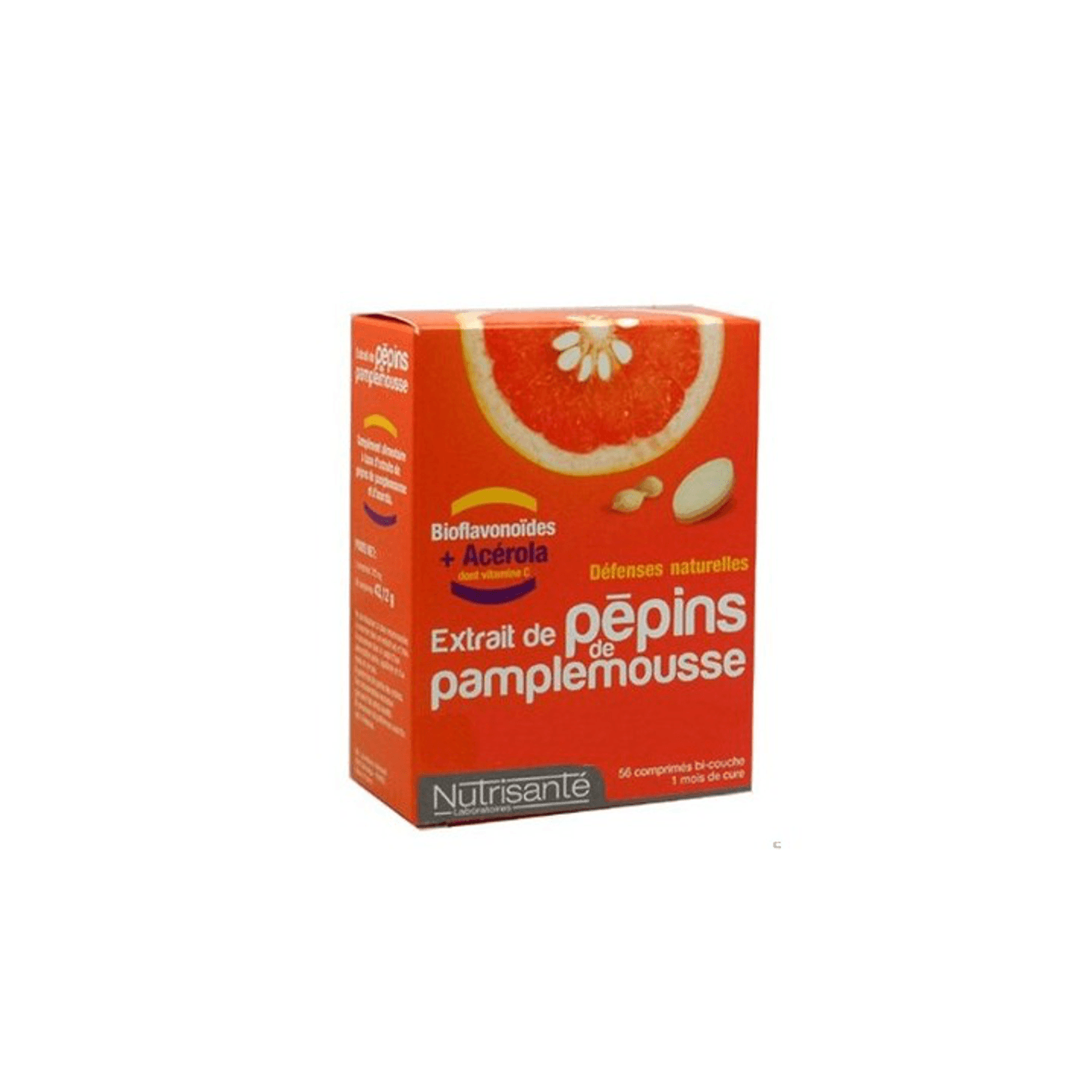 Nutrisanté Extrait de pépins de pamplemousse - 56 comprimés