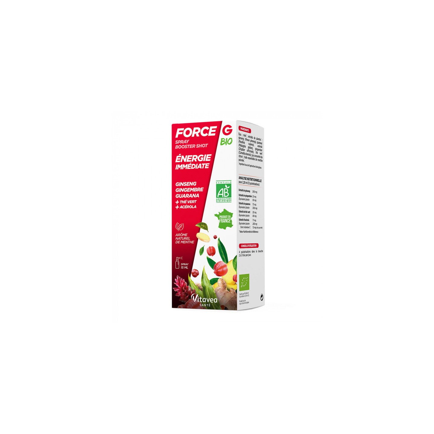 Nutrisanté Force G booster shot Bio spray - 75ml