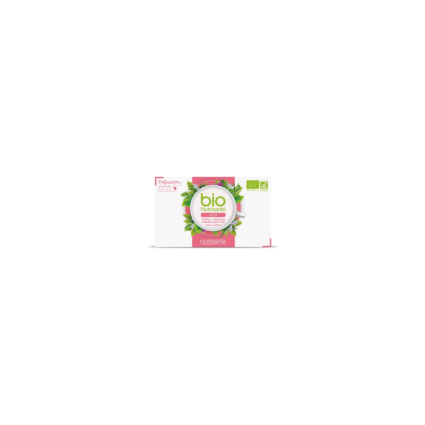 Nutrisanté Infusion Détox Bio - 20 sachets