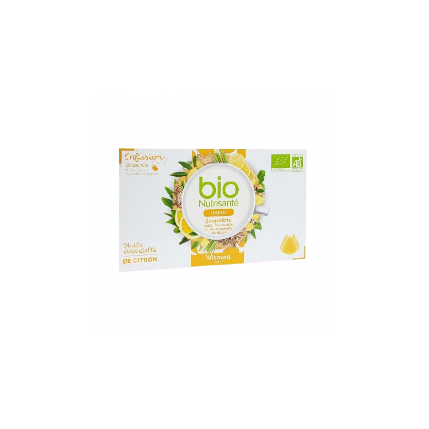 Nutrisanté Infusion Énergie Bio - 20 sachets
