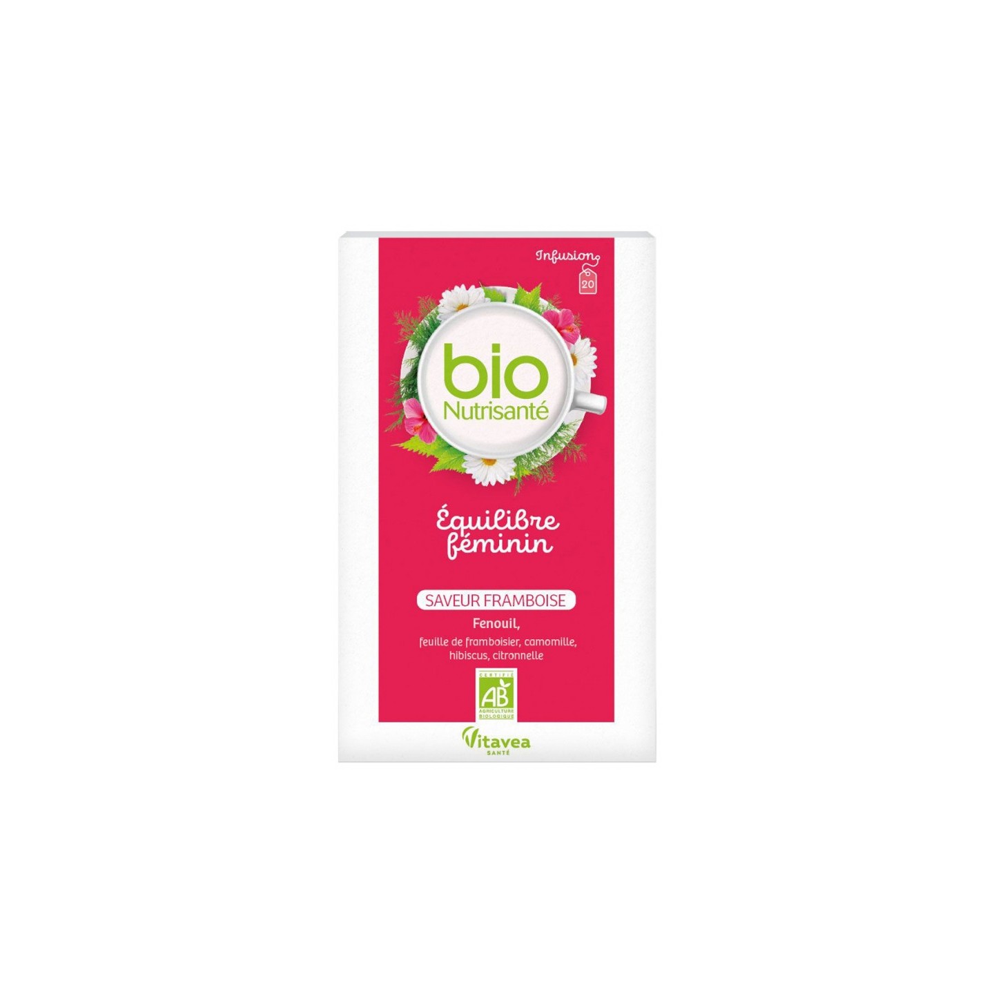 Nutrisanté Infusion Équilibre Féminin Bio - 20 sachets