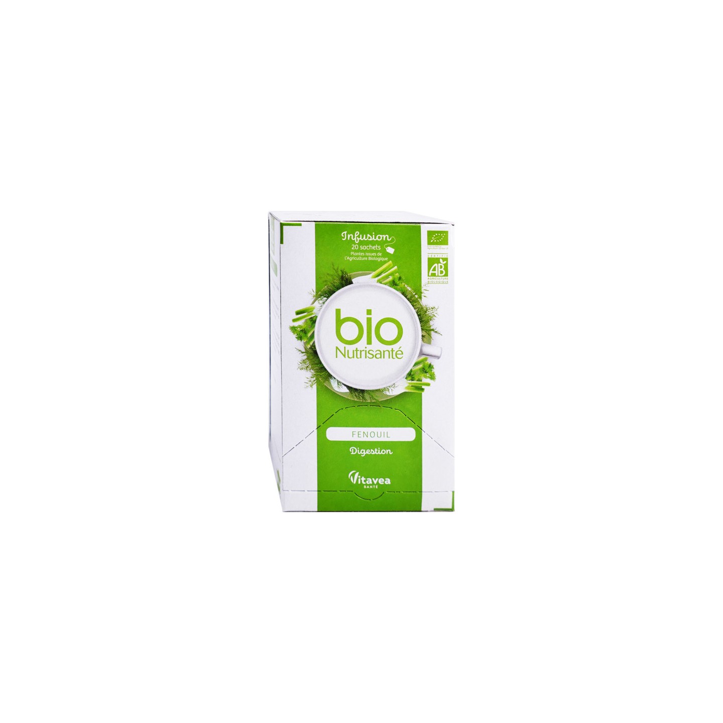 Nutrisanté Infusion Fenouil digestion Bio - 20 sachets