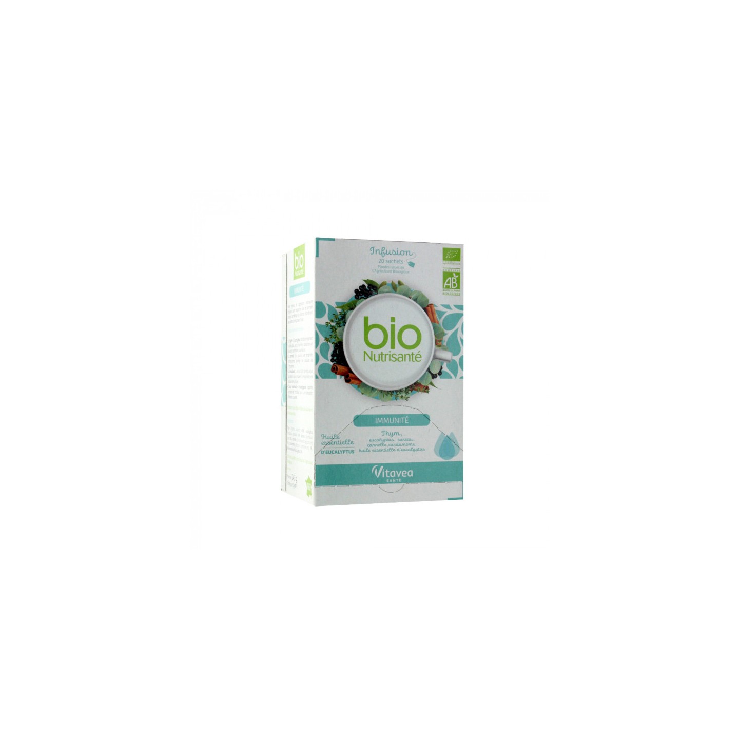 Nutrisanté infusion bio immunité 20 sachets