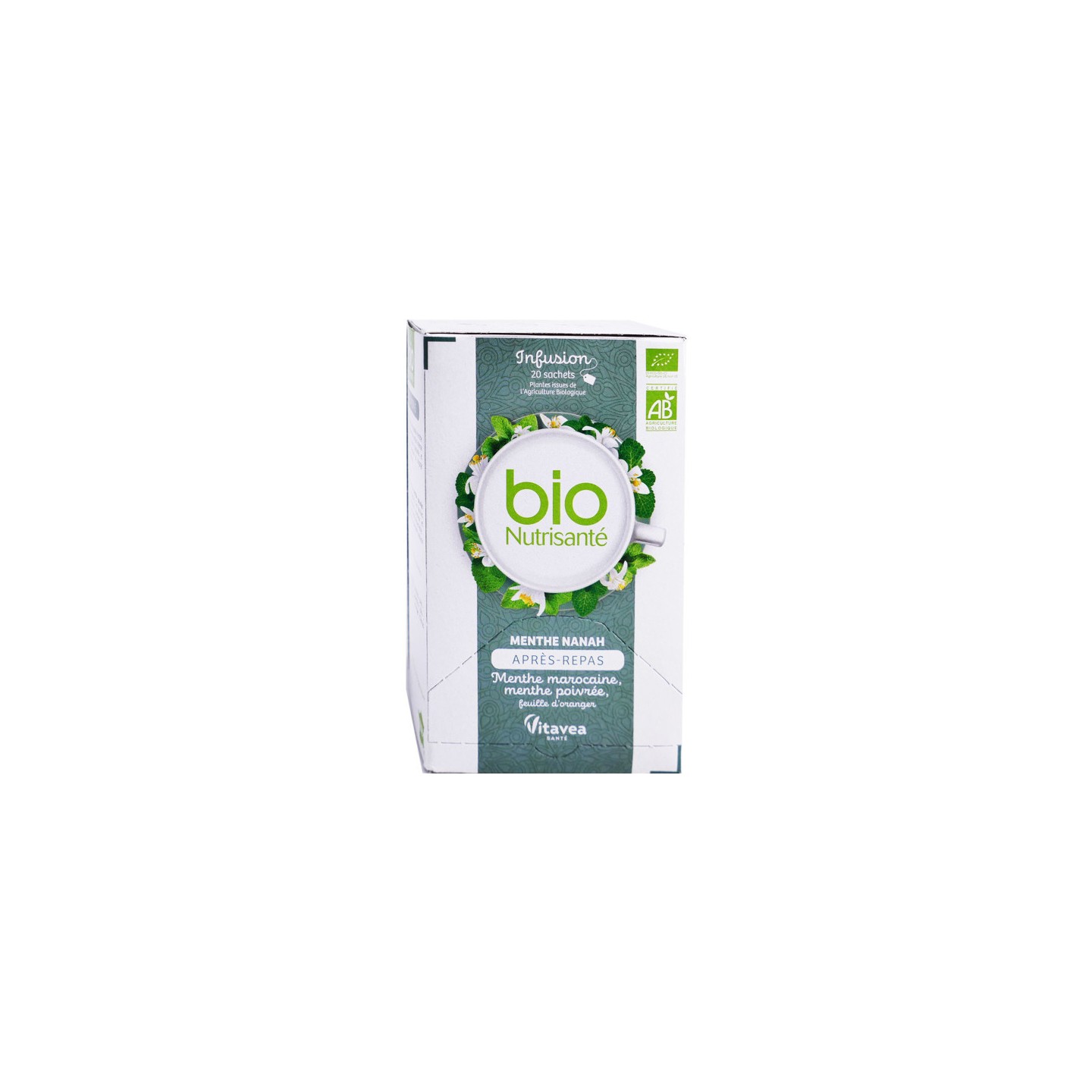 Nutrisanté Infusion Menthe Nanah Bio - 20 sachets