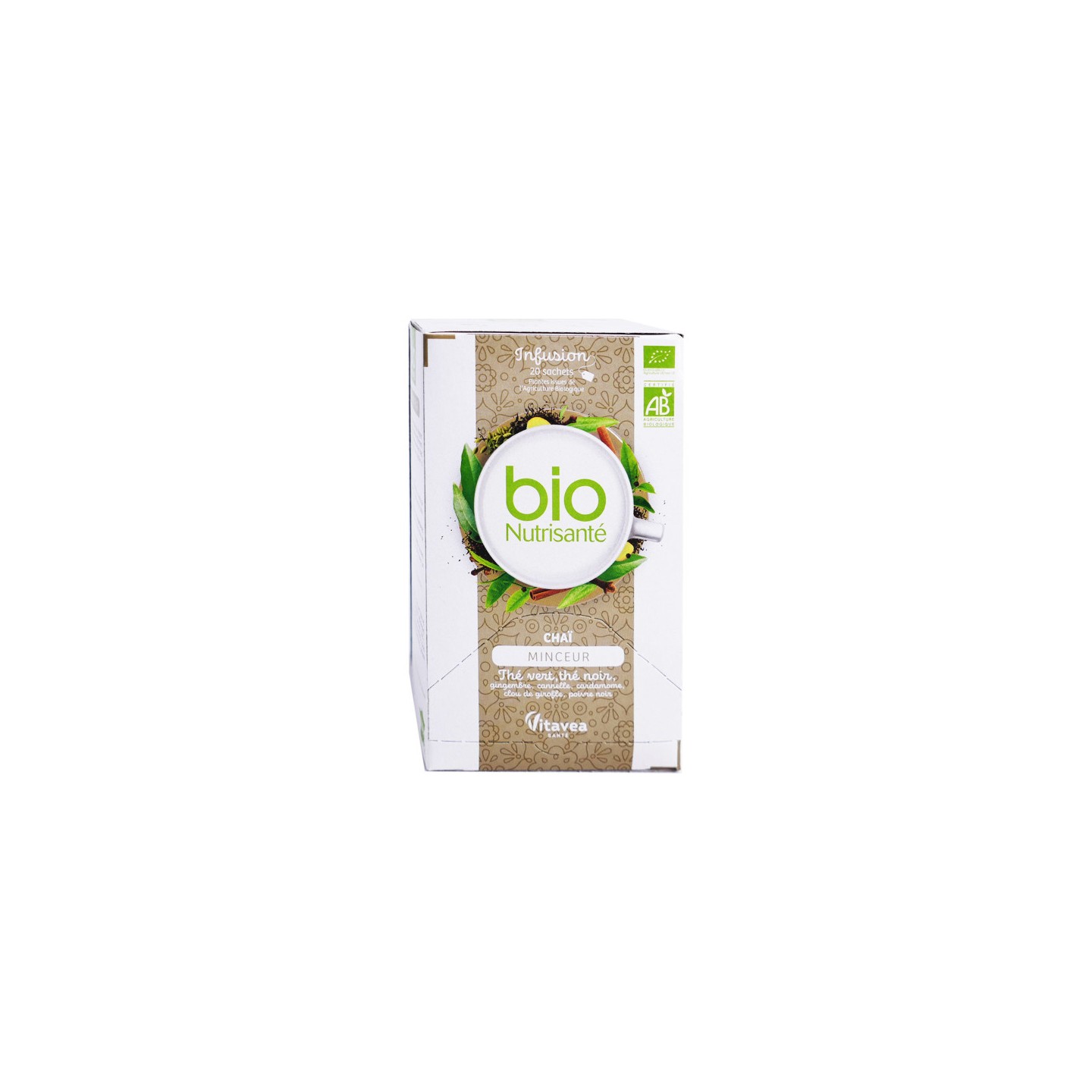 Nutrisanté Infusion minceur Chaï Bio - 20 sachets