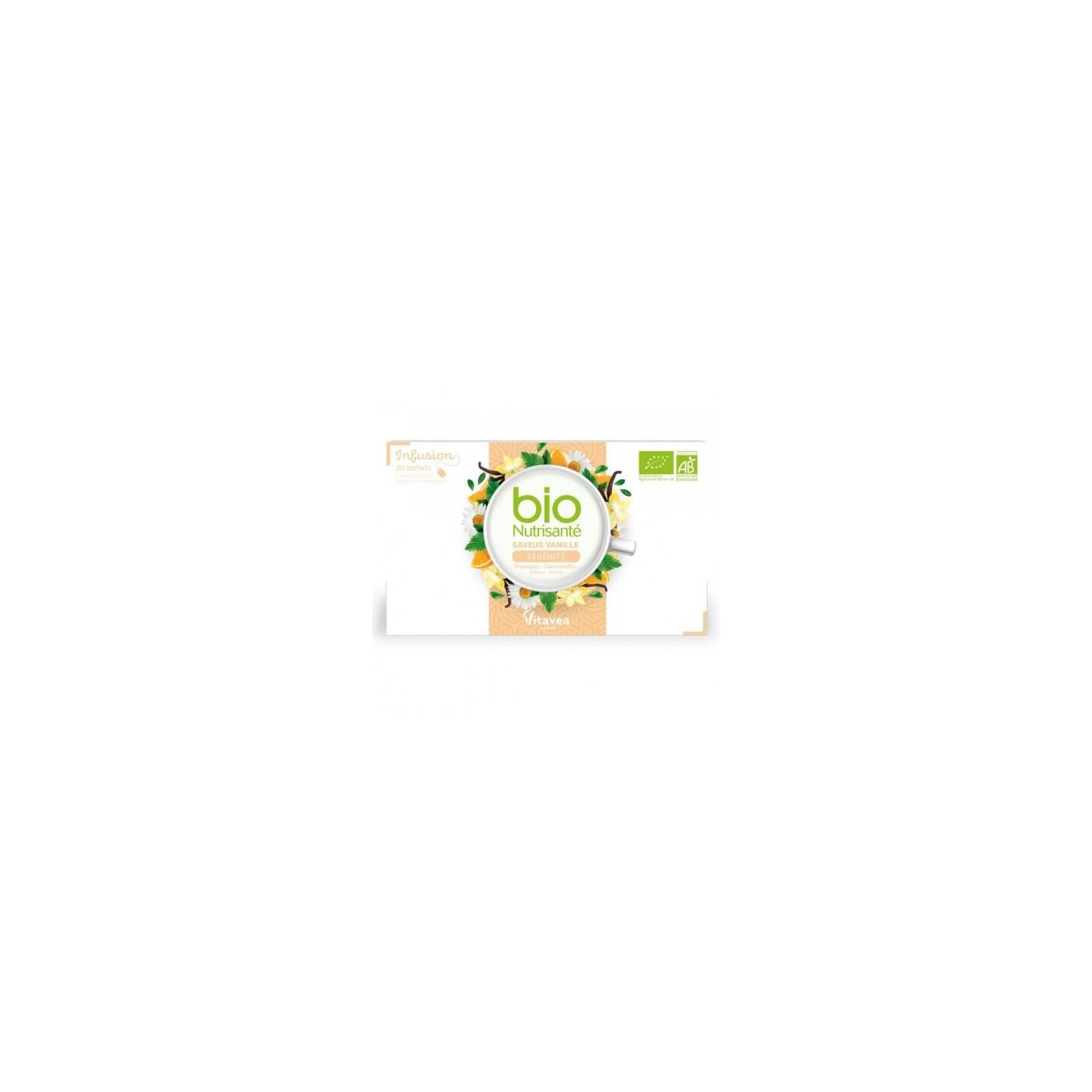 Nutrisanté Infusion Sérénité à la vanille Bio - 20 sachets
