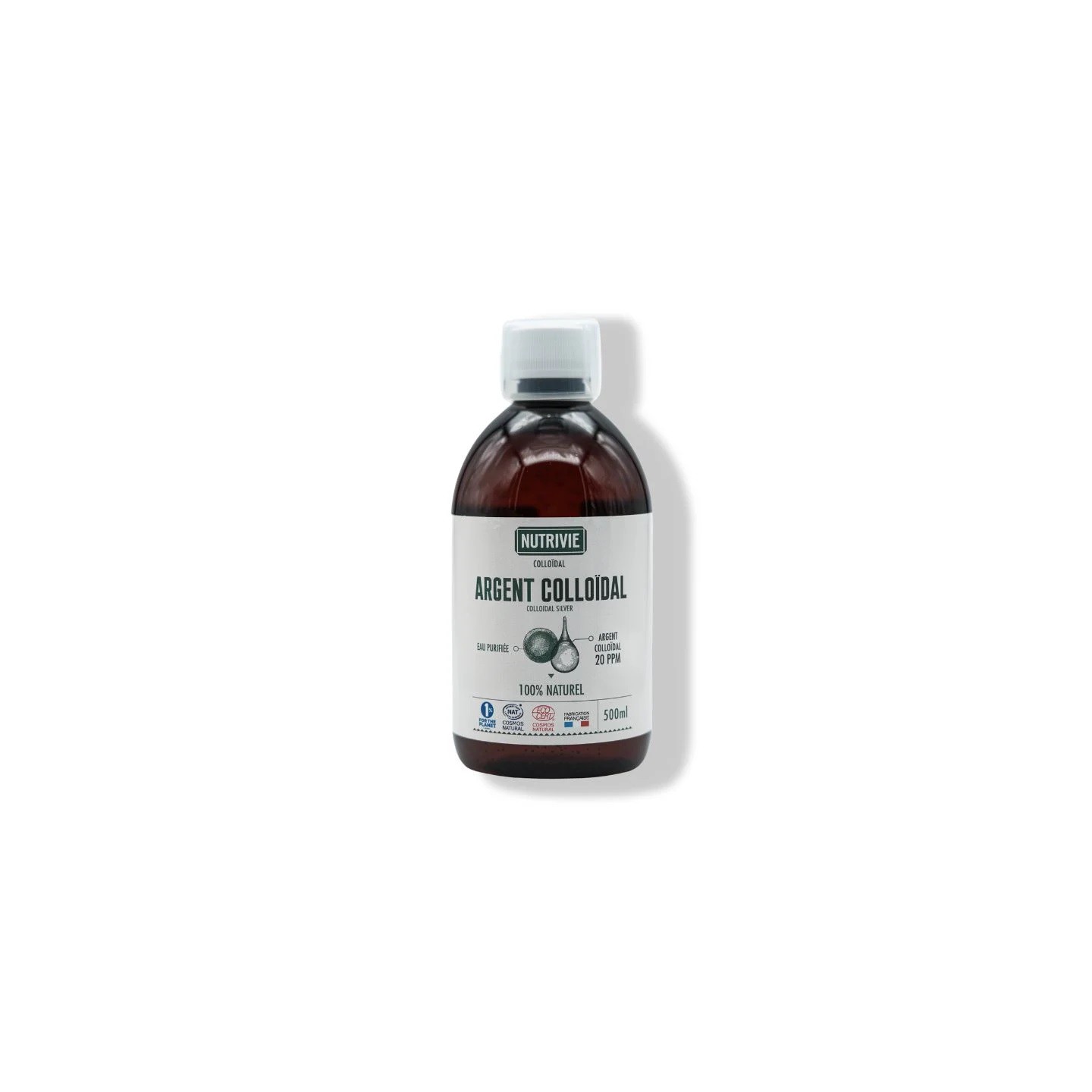 Nutrivie Argent colloïdal 20 ppm - 500ml