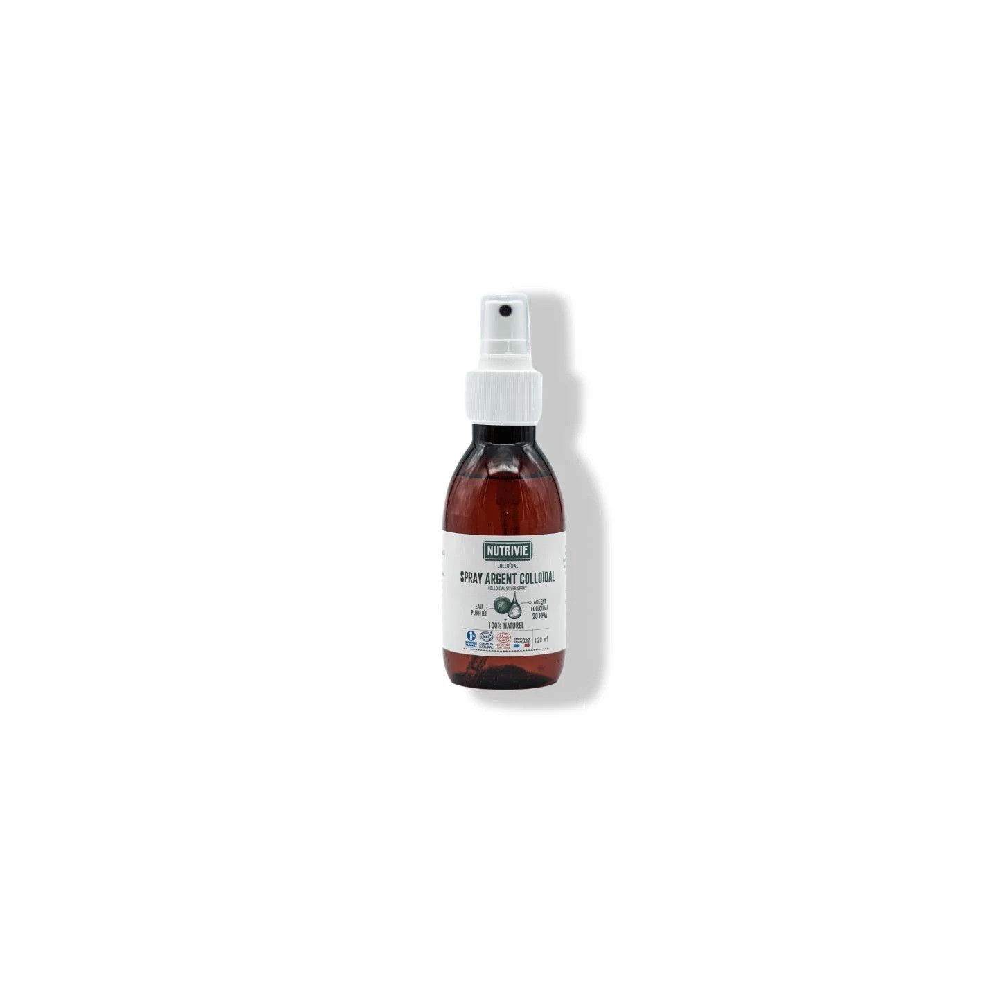 Nutrivie Spray Argent colloïdal 20 ppm - 120ml