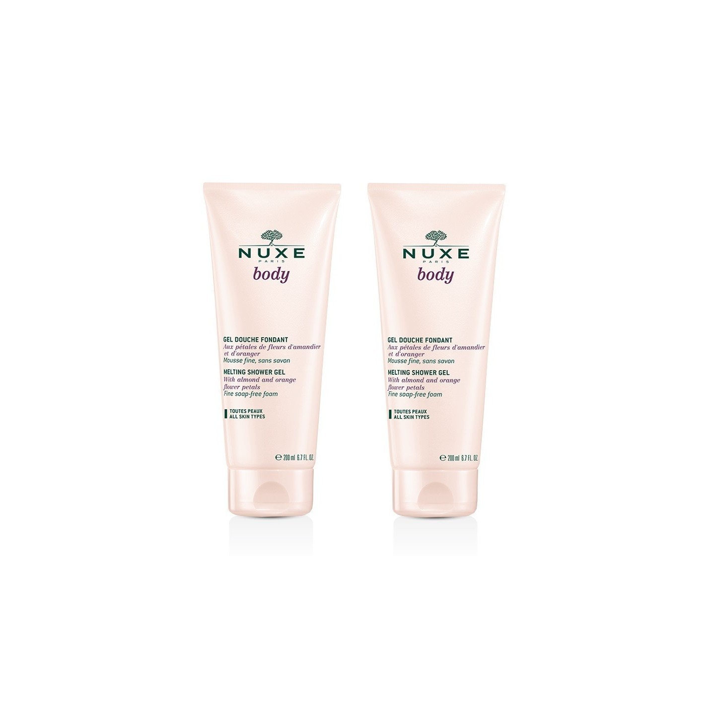 Nuxe Body Gel douche fondant - Lot de 2 x 200ml