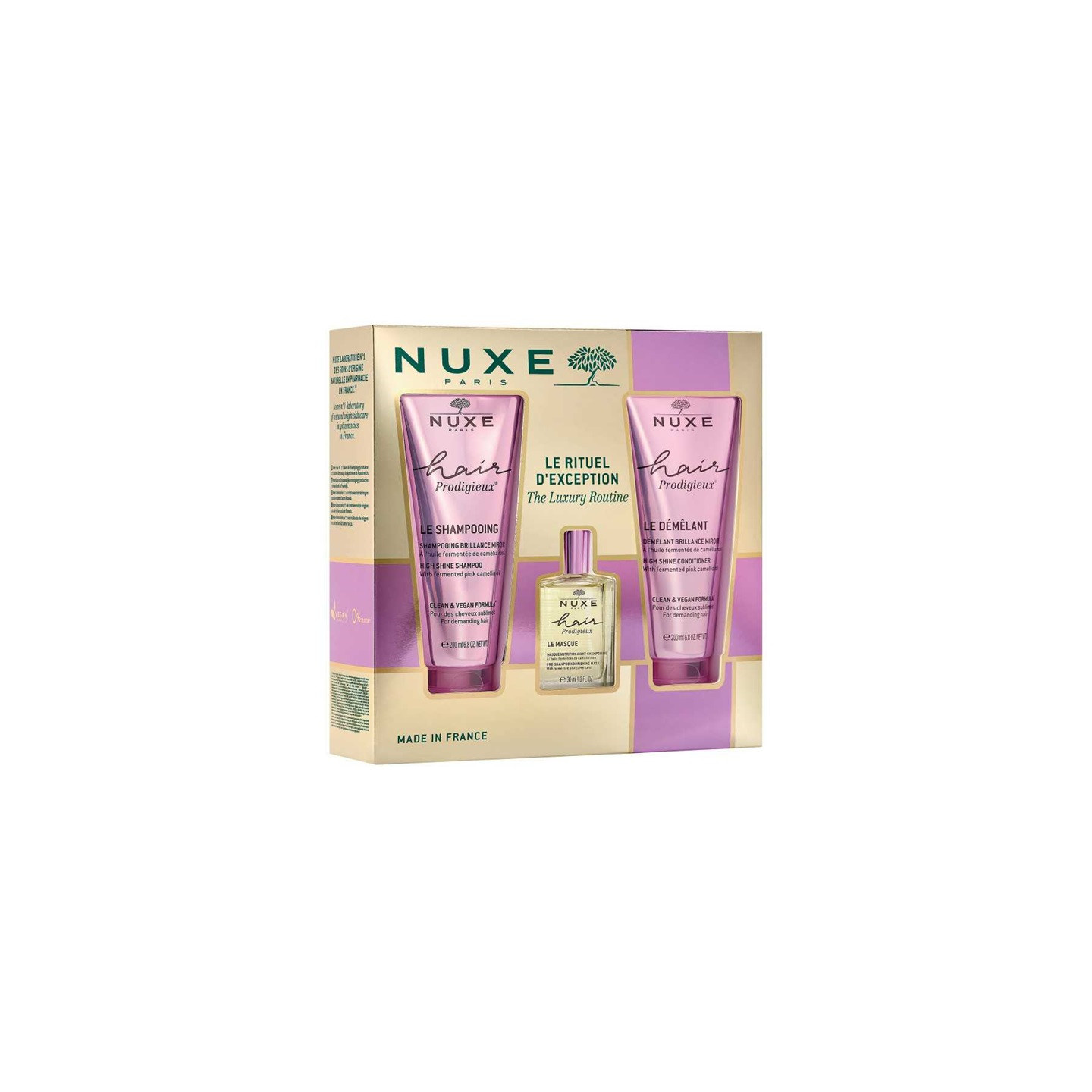 Nuxe Hair Prodigieux Coffret Le Rituel d'Exception - 3 soins