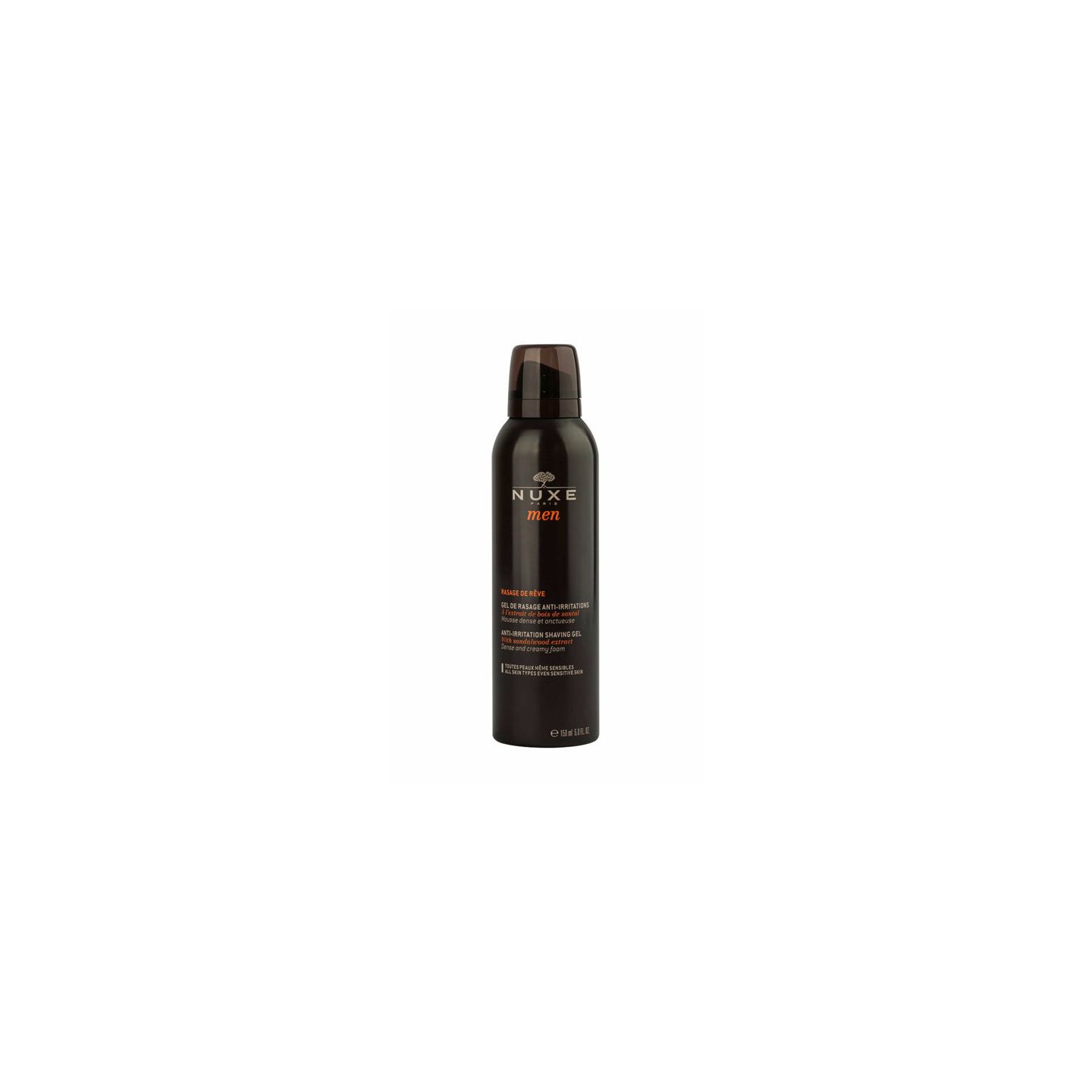 Nuxe men rasage de rêve gel de rasage anti-irritations 150 ml