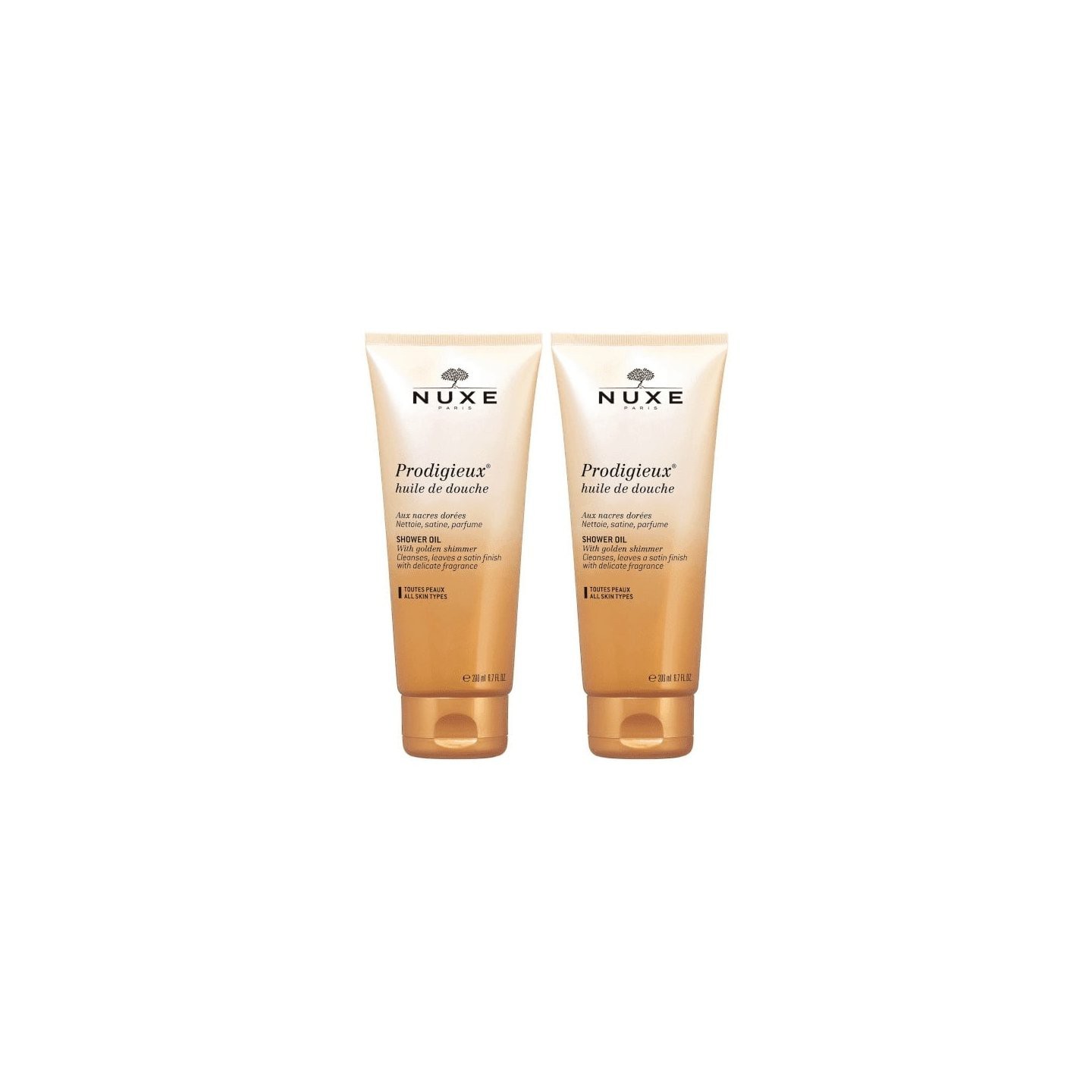 Nuxe Prodigieux Huile de douche - 2 x 200ml