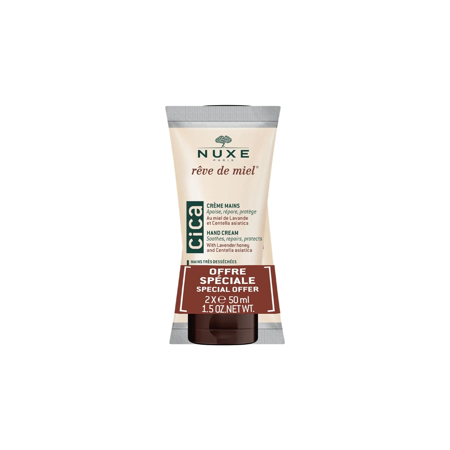 Nuxe Rêve de Miel Cica Crème mains très desséchées - 2 x 50ml