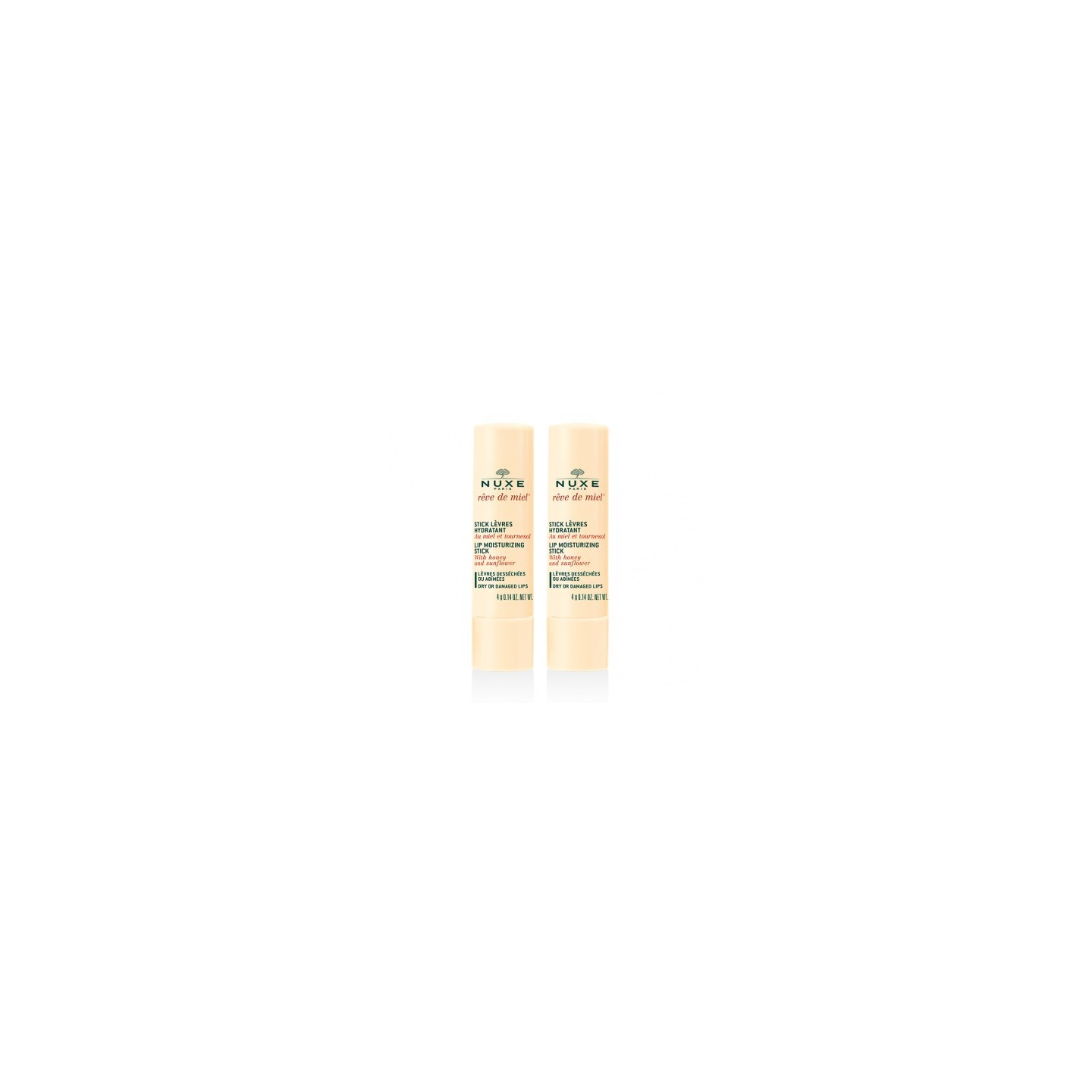 Nuxe rêve de miel stick levres duo