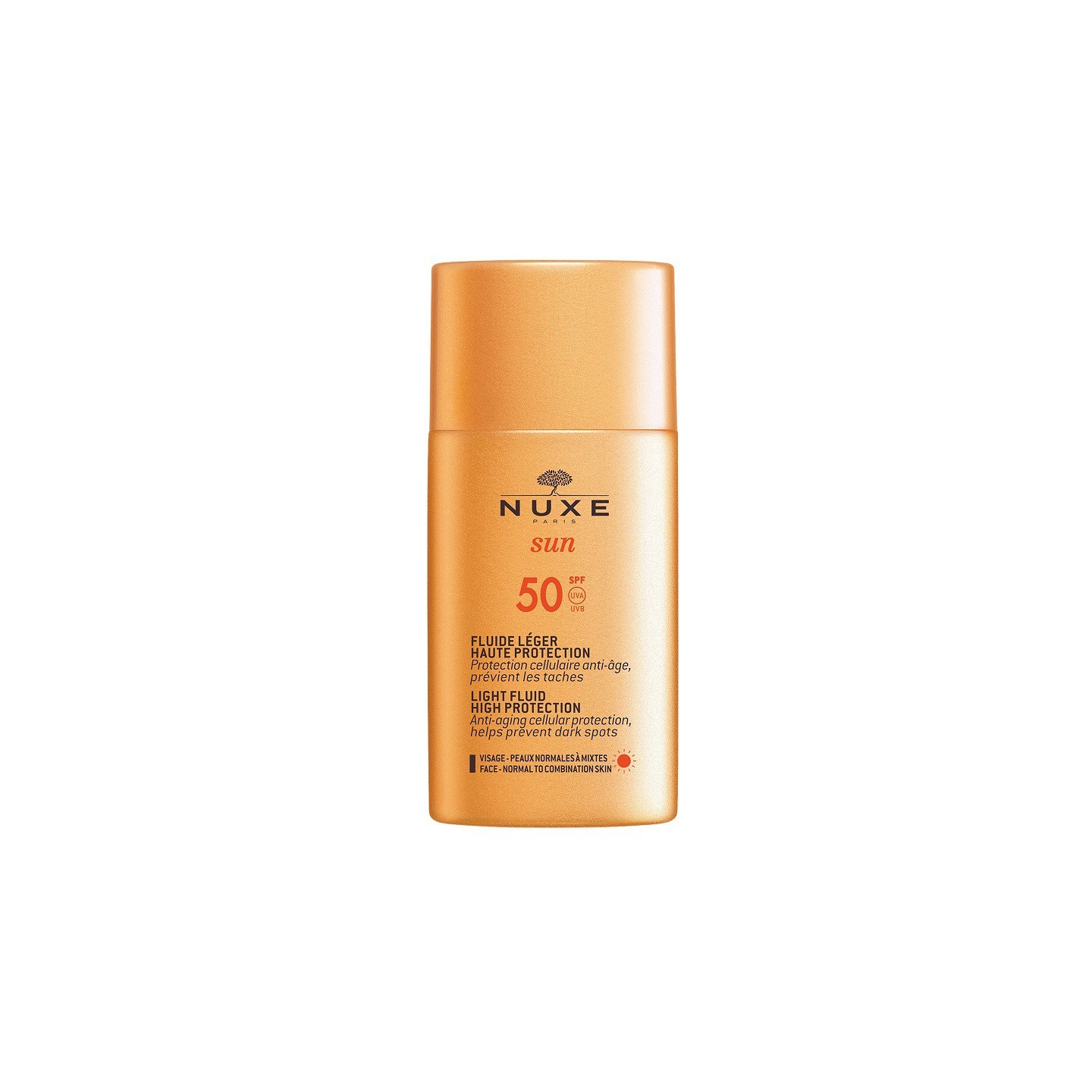 Nuxe Sun Fluide léger visage SPF50 - 50ml