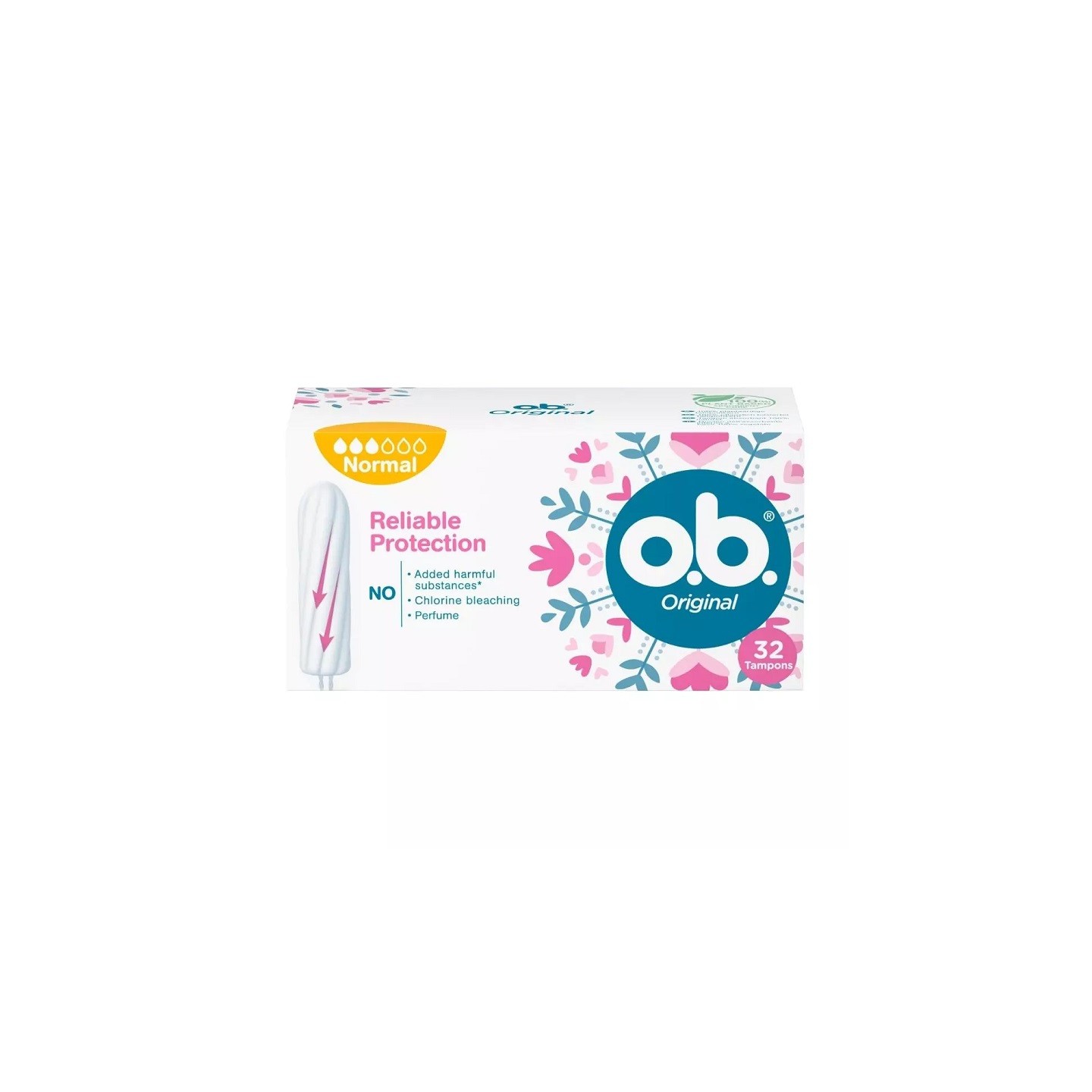 OB Original Tampons hygiéniques Normal - 32 tampons