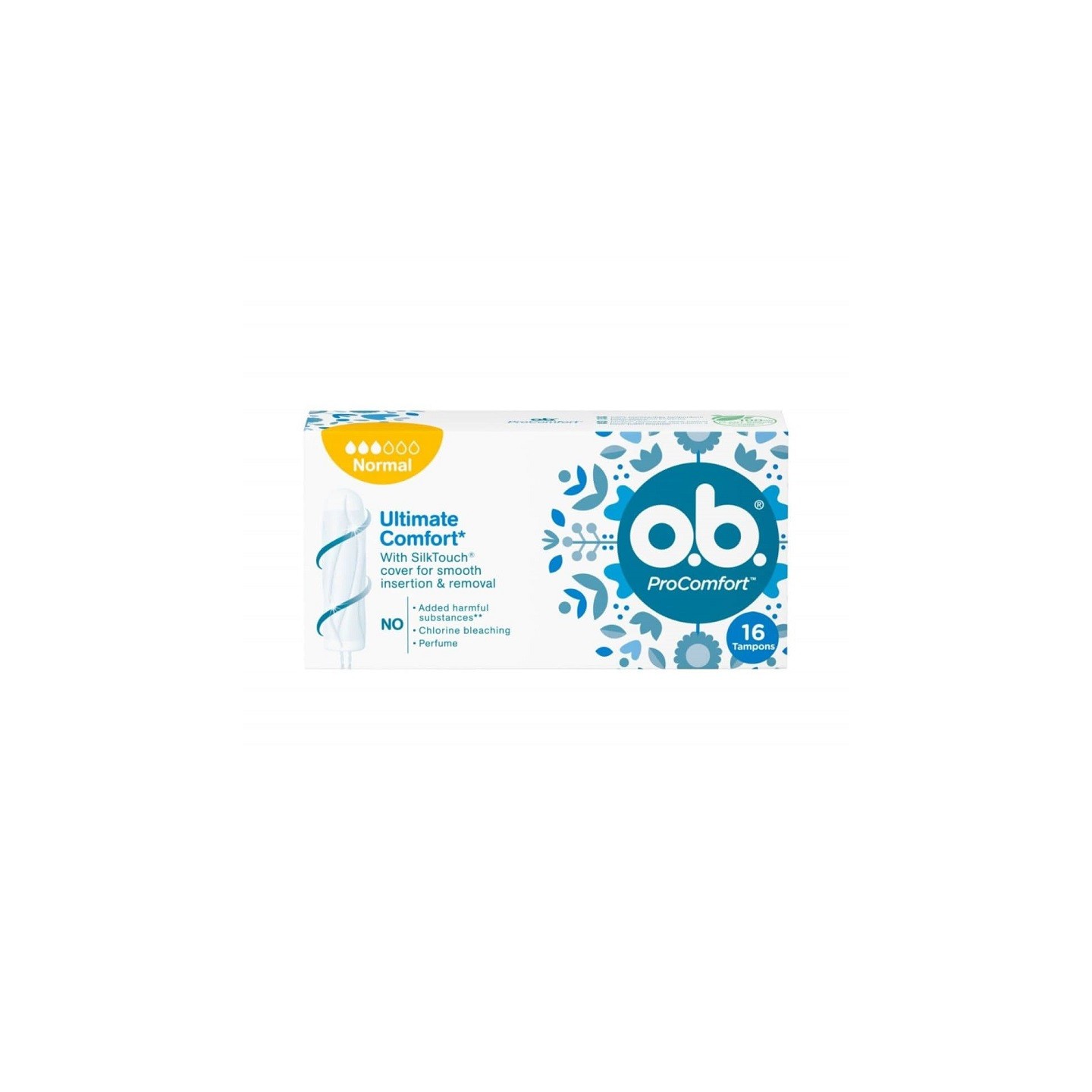 OB Pro Comfort Tampons hygiéniques Normal - 16 tampons