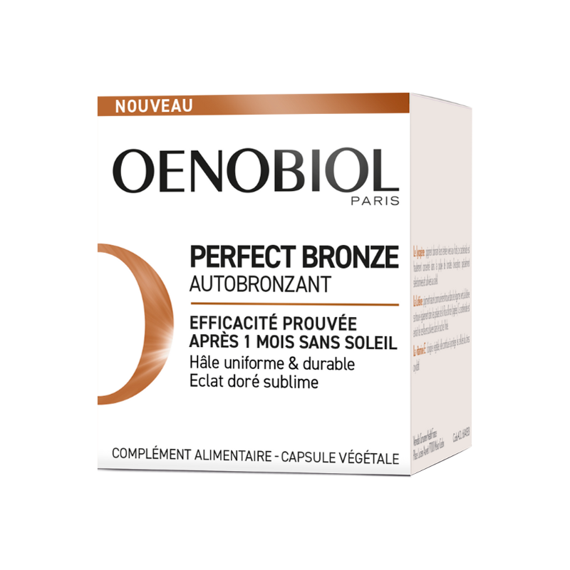 Pharmacie Bastille - Oenobiol Perfect Bronze autobronzant 30 capsules