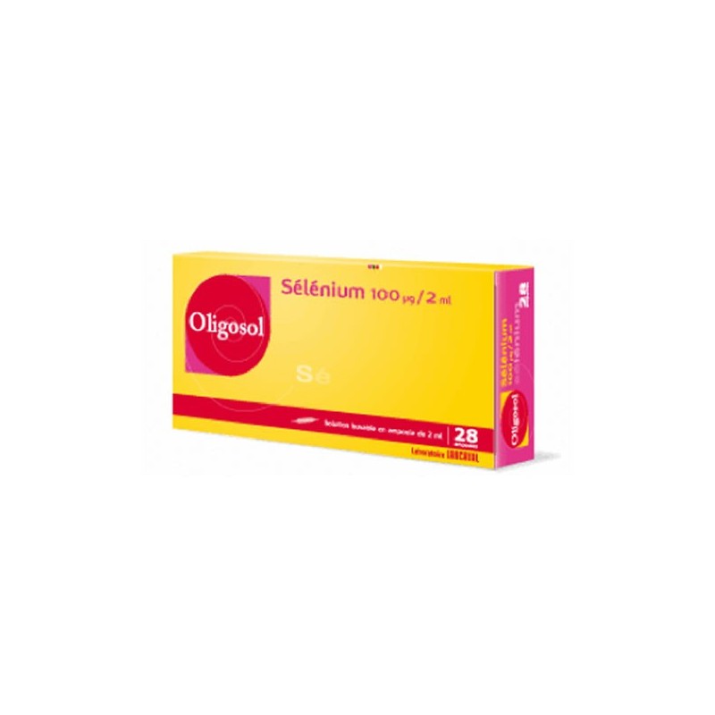 Pharmacie Bastille - Oligosol sélénium 28 ampoules 56ml