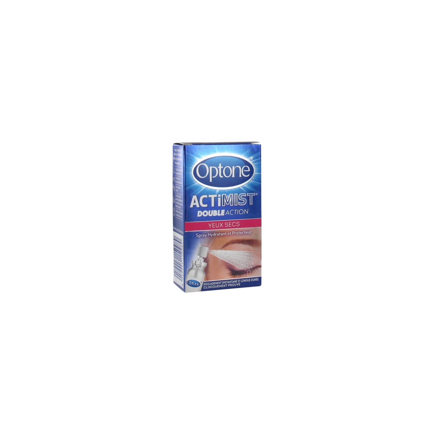 Optone ActiMist 2 en 1 Yeux secs + irrités 10ml