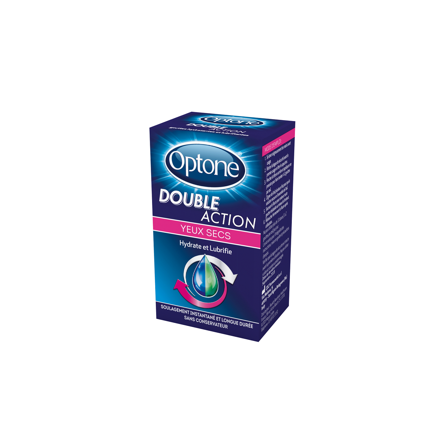 Optone Double Action Yeux secs - 10ml