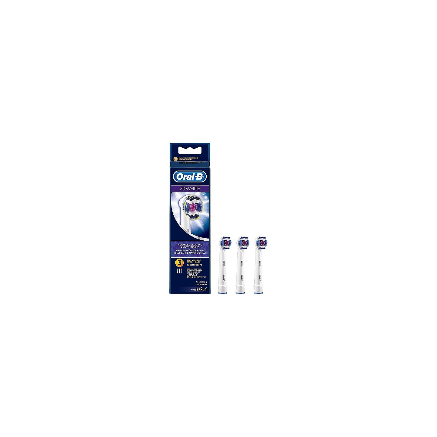 Oral B Brossettes 3D White - Lot de 3