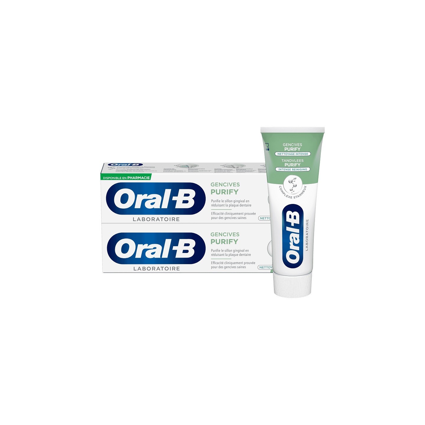 Oral B Dentifrice Gencives Purify - 2 x 75ml