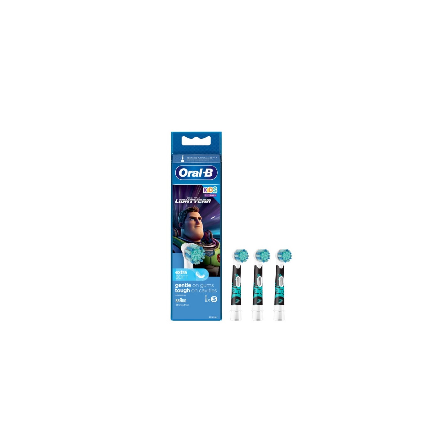 Oral B Disney Kids Buzz l'éclair - 3 têtes de rechange