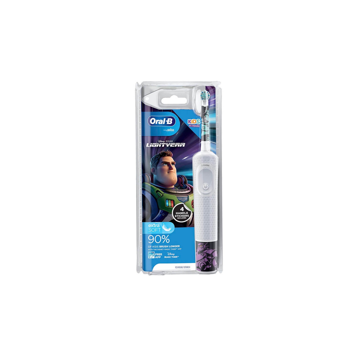 Oral B Kids Brosse à dents électrique Buzz l'éclair + 3 ans