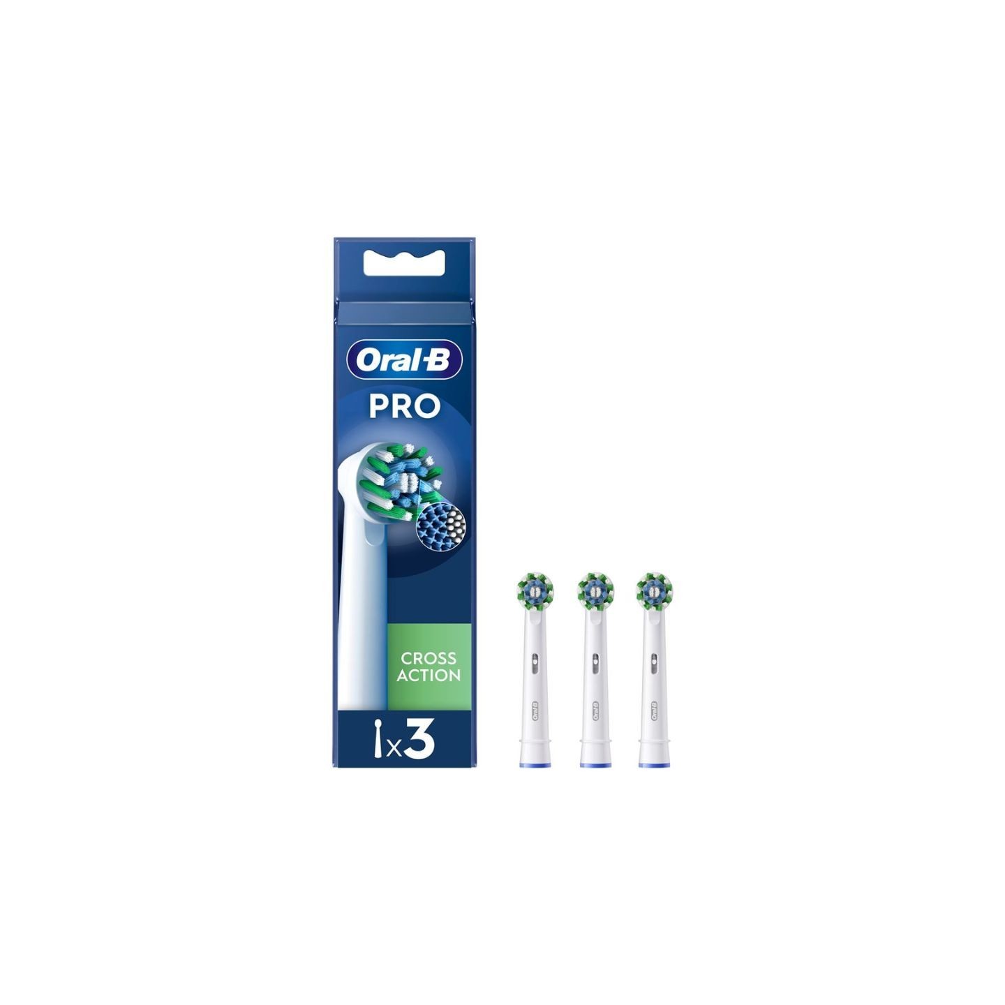 Oral B Pro Cross Action Brossettes - Lot de 3