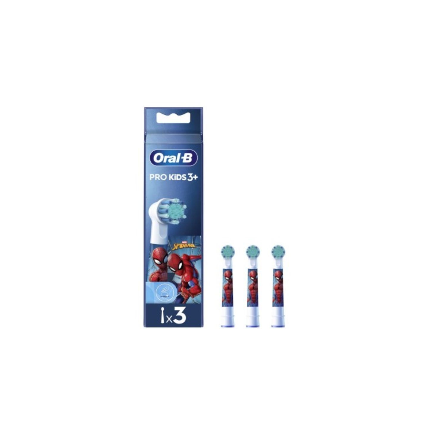 Oral B Pro Kids Disney Brossettes Spiderman - 3 têtes de rechange