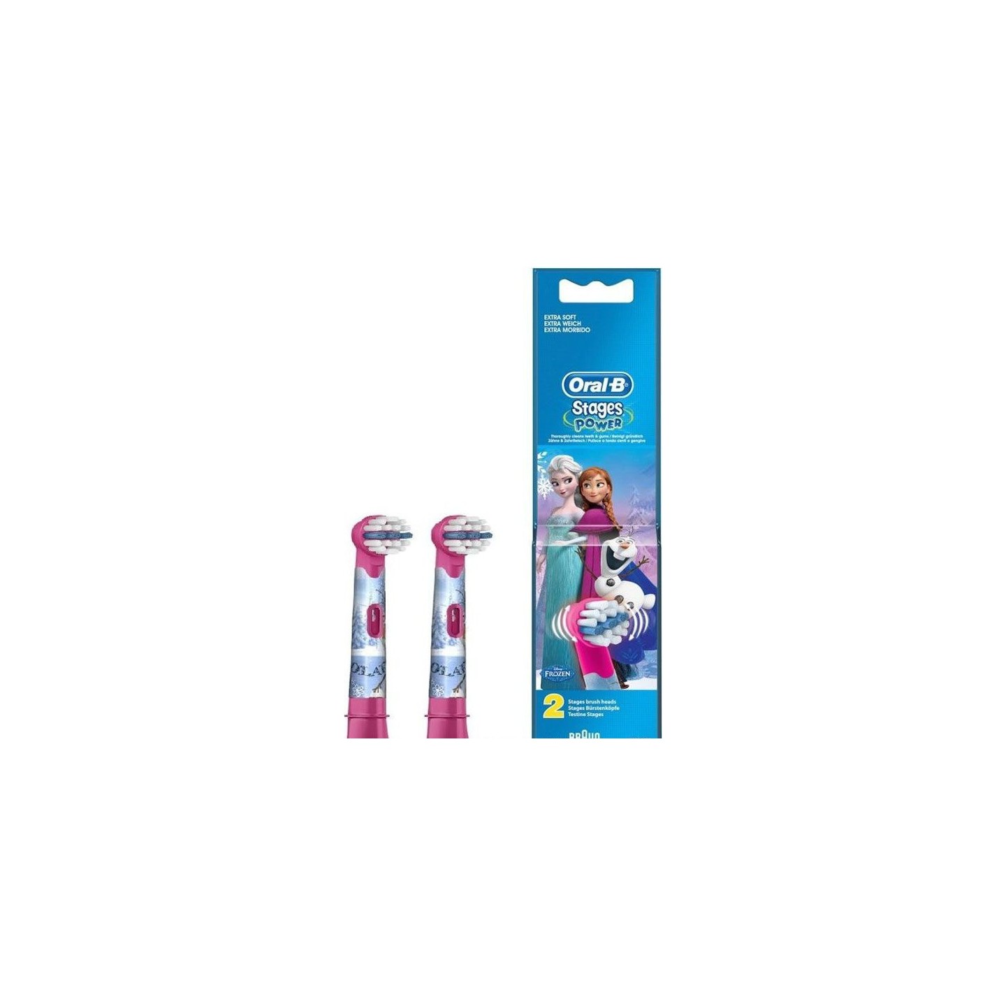 Oral B Stages Power Reine des neiges - 2 brossettes