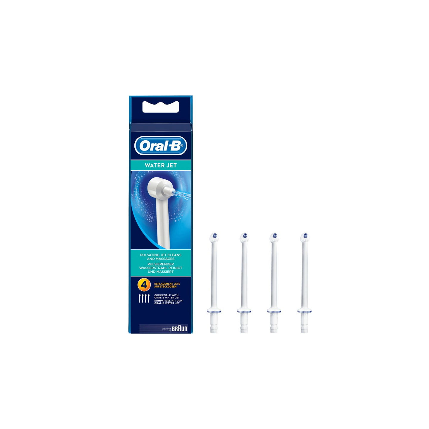 Oral B Water-Jet Canules de rechange x 4