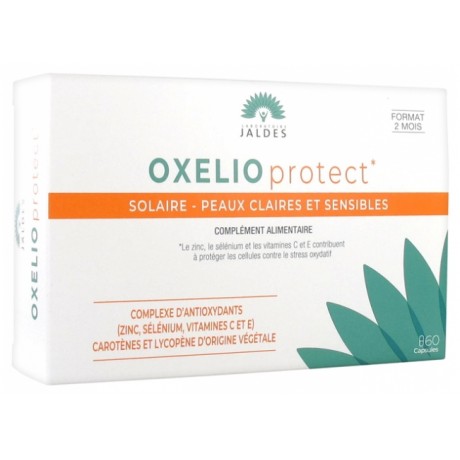 Jaldes Oxelio Protect Solaire Peaux Claires et Sensibles 60 capsules