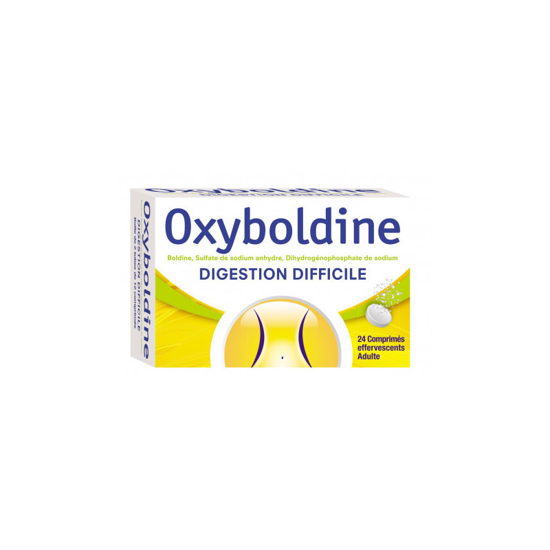 OXYBOLDINE 24 comprimés effervescents