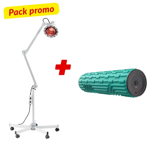 PACK LAMPE INFRAROUGE 275W + 1 ROULEAU EN MOUSSE VIBRANT SPEED HI5 ROCK