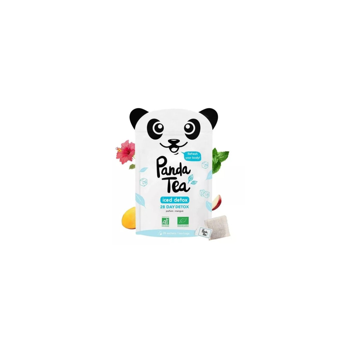 Panda Tea Iced Tea Detox - Mangue - 28 sachets
