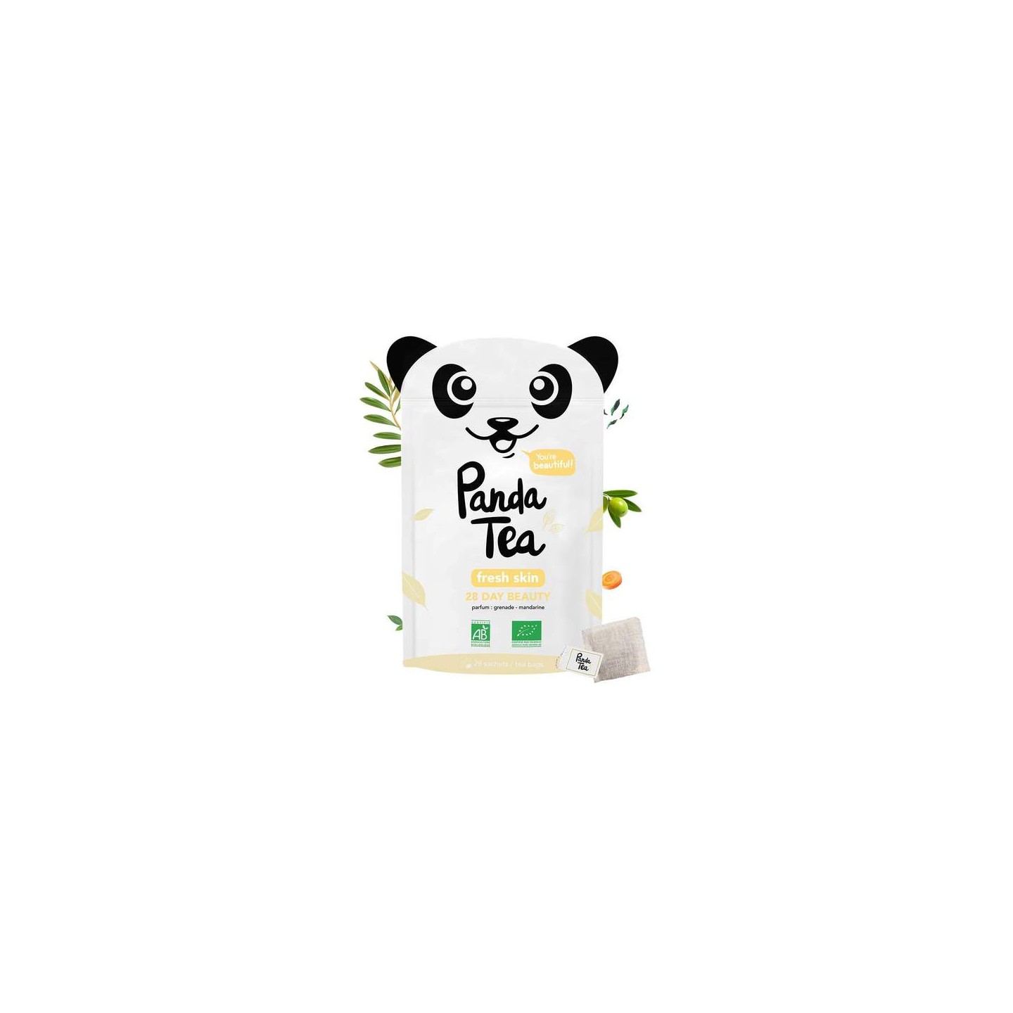 Panda Tea Thé Fresh Skin - 28 sachets